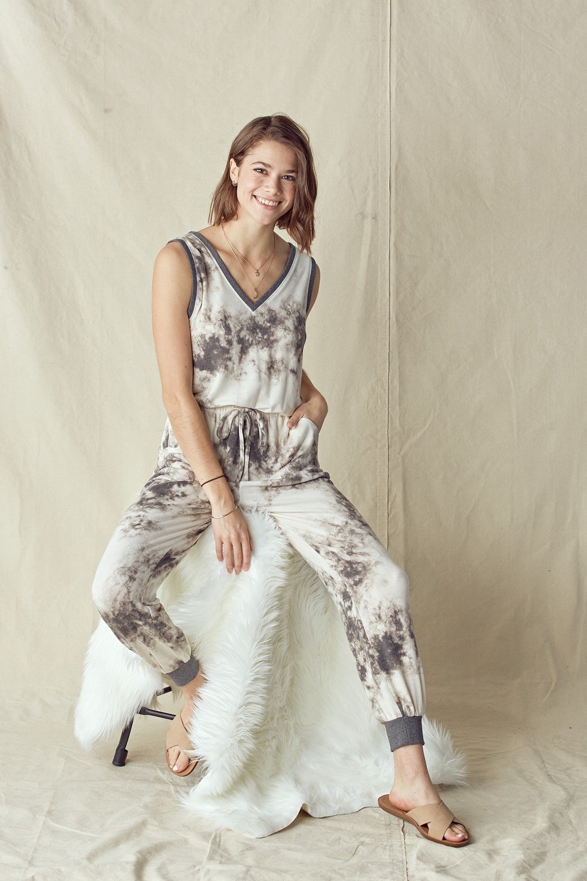 TIE DYE JUMPSUIT
