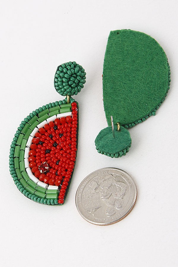 Melon earrings